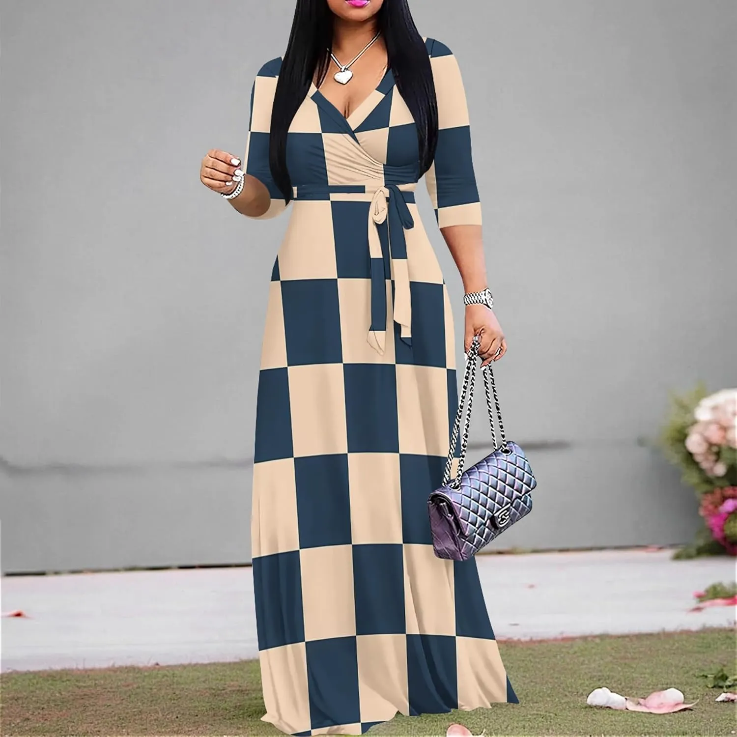 Summer Low Back Hollow Out Elegant Off The Shoulder Maxi Dresses for Women Bodycon Strapless Fitted Party Club Long Dress
