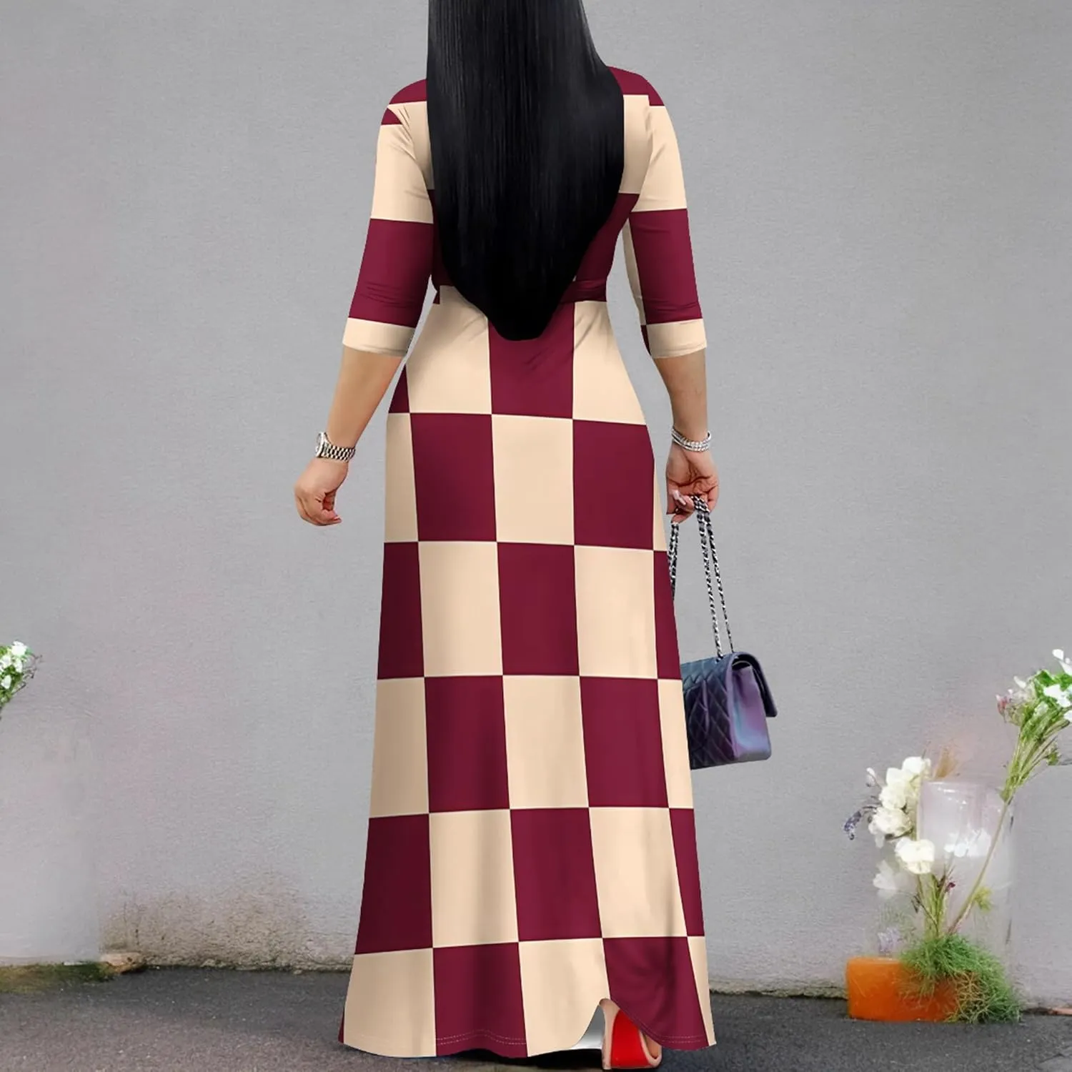 Summer Low Back Hollow Out Elegant Off The Shoulder Maxi Dresses for Women Bodycon Strapless Fitted Party Club Long Dress