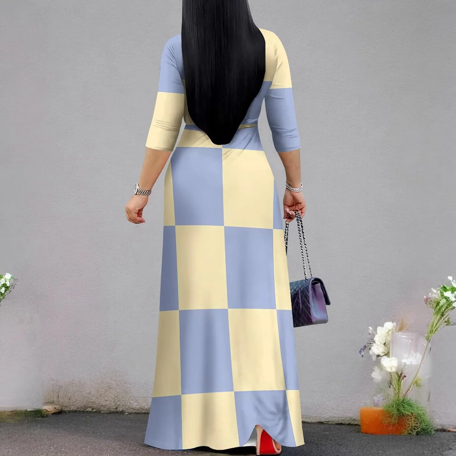 Summer Low Back Hollow Out Elegant Off The Shoulder Maxi Dresses for Women Bodycon Strapless Fitted Party Club Long Dress