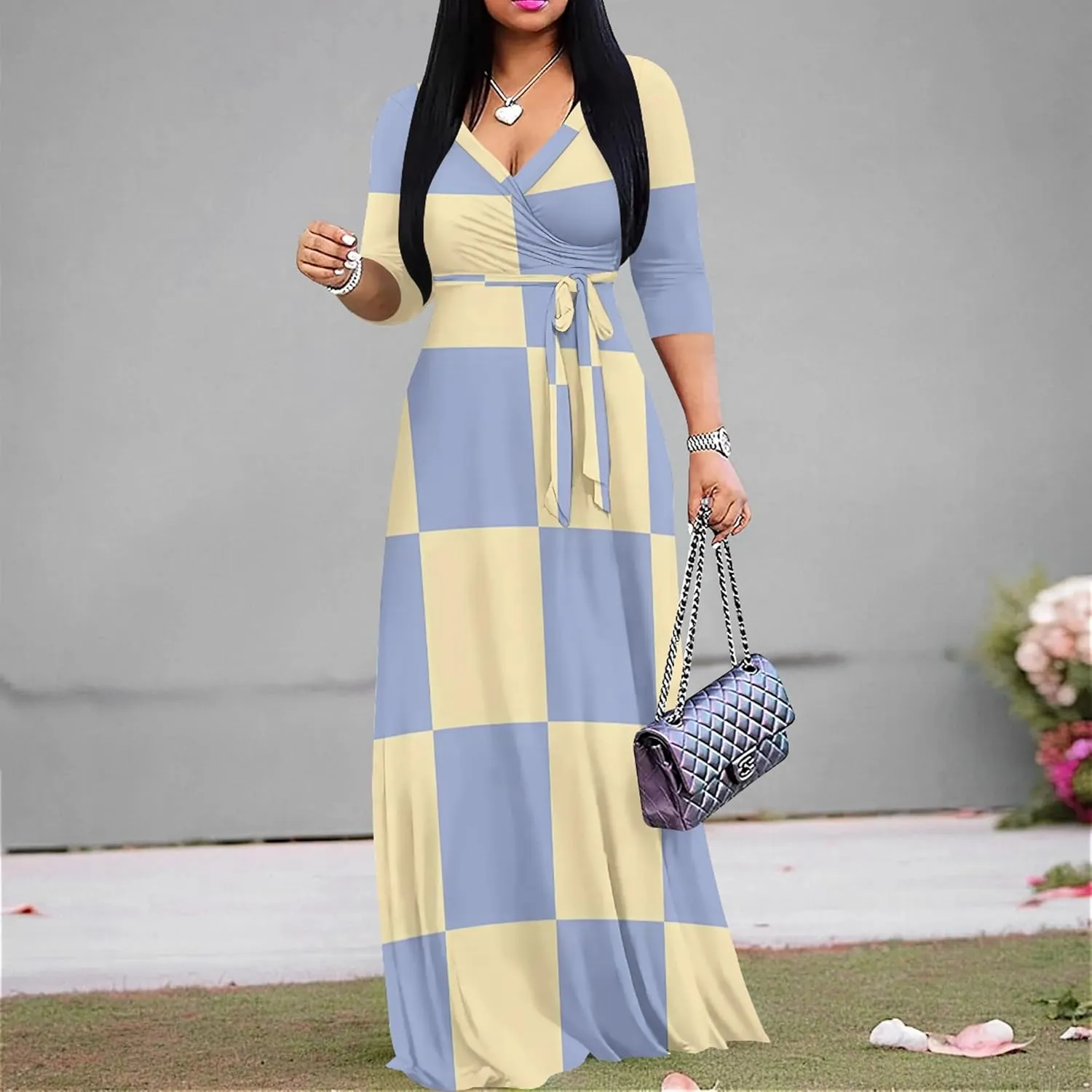 Summer Low Back Hollow Out Elegant Off The Shoulder Maxi Dresses for Women Bodycon Strapless Fitted Party Club Long Dress