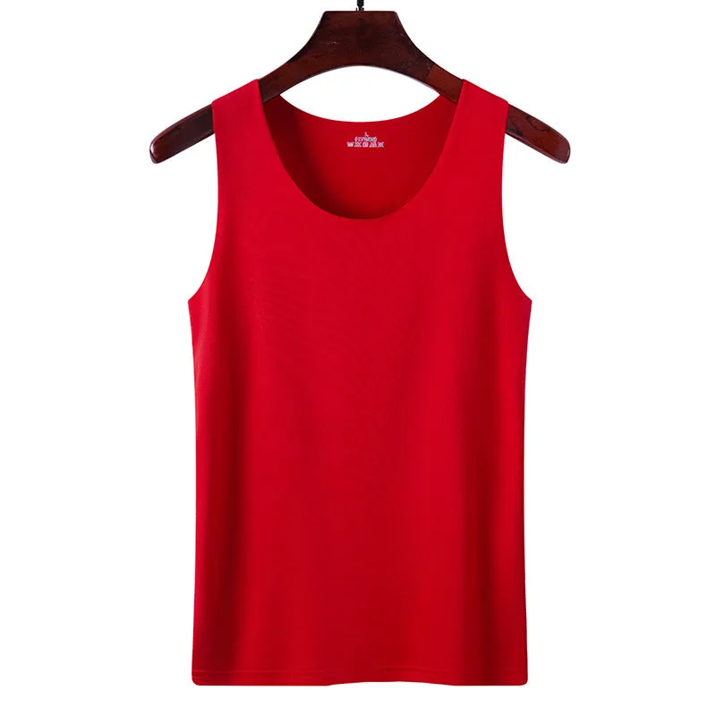 Summer Women Seamless Ice Silk Tank Top Thin Strap Sexy All-Matching Sleeveless Tops Tank Top