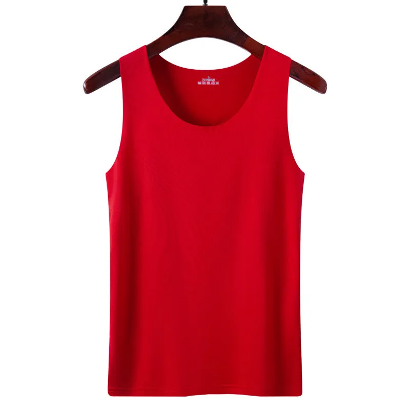 Summer Women Seamless Ice Silk Tank Top Thin Strap Sexy All-Matching Sleeveless Tops Tank Top