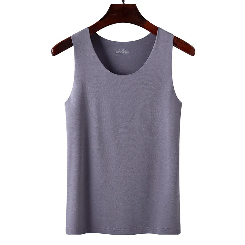 Summer Women Seamless Ice Silk Tank Top Thin Strap Sexy All-Matching Sleeveless Tops Tank Top
