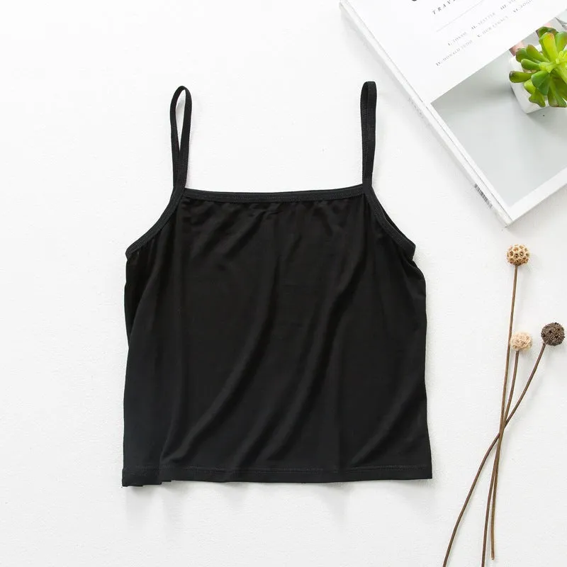 Summer Women Short Strap Outdoor Tank Top Popular Spaghetti Camisole
