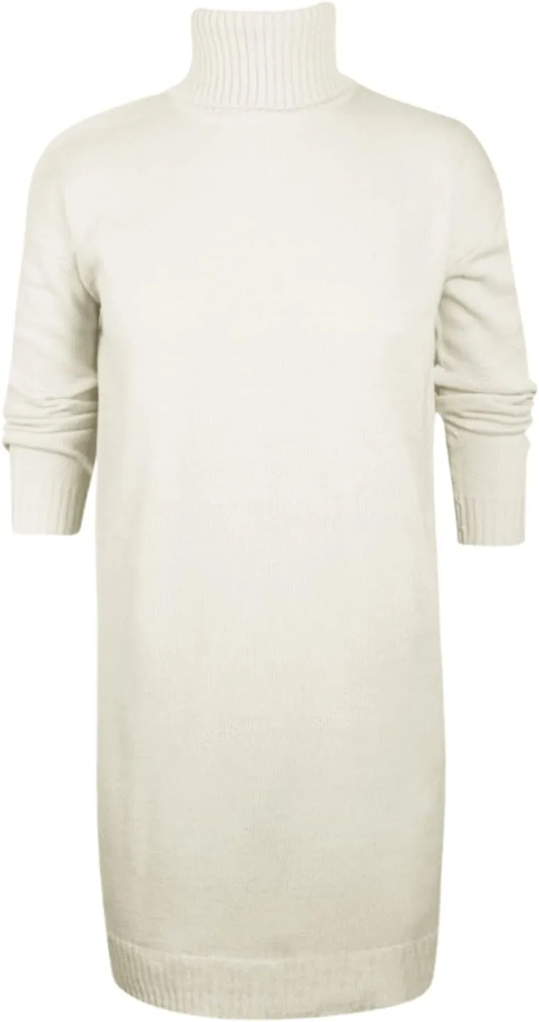 Sweater Dresses for Women Long Sleeve Turtleneck Mini Dress Fall Winter Knitted Dress Chunky Pullover Sweaters