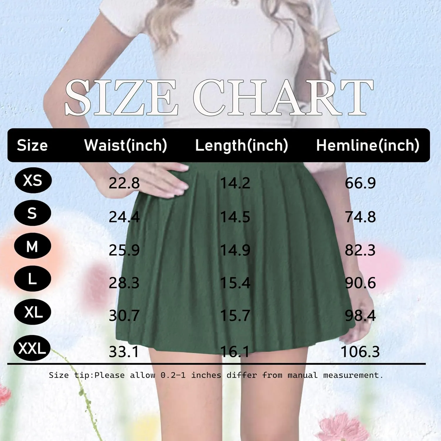 tagunop Women's Mini Pleated Skirts Y2k Skater Skirt Club Skirts for Women Sexy A-Line Uniform Tennis Skirt