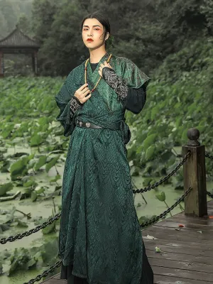 Tang Dynasty | Round collar robe, Hanfu, men and women, Tang half-arm