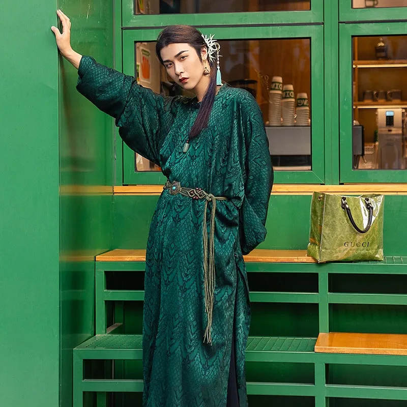 Tang Dynasty | Round collar robe, Hanfu, men and women, Tang half-arm