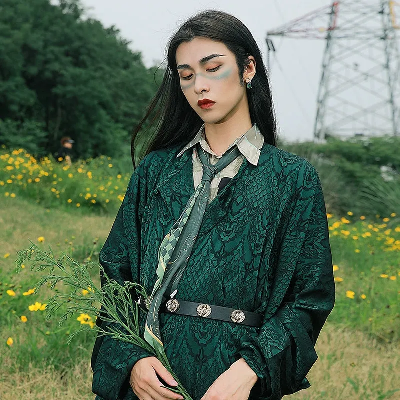 Tang Dynasty | Round collar robe, Hanfu, men and women, Tang half-arm