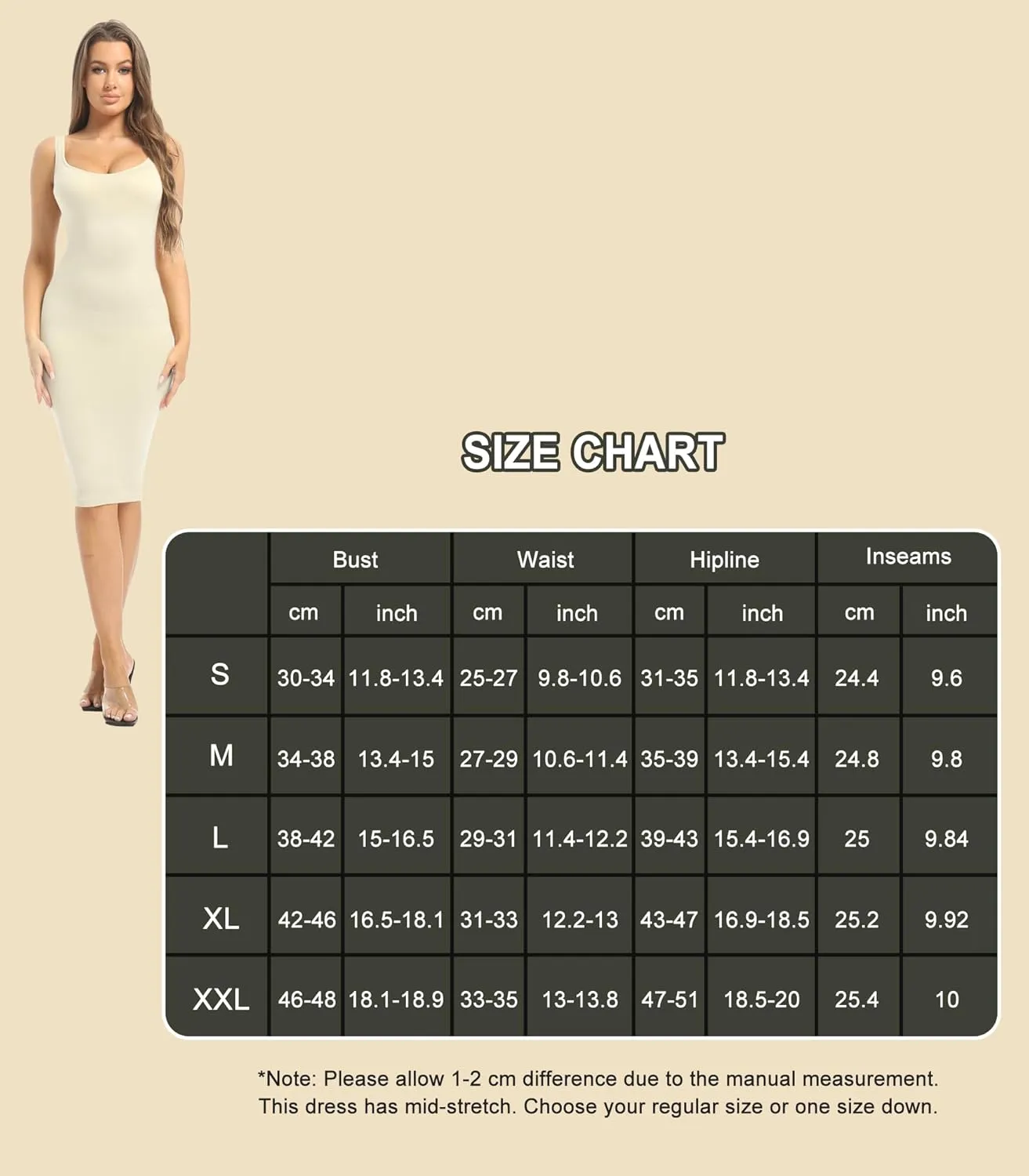 Tank Dress for Women Midi Tank Top Dresses Bodycon Tank Dress Sleeveless Bodycon Dress Tight Spandex Dress for Women