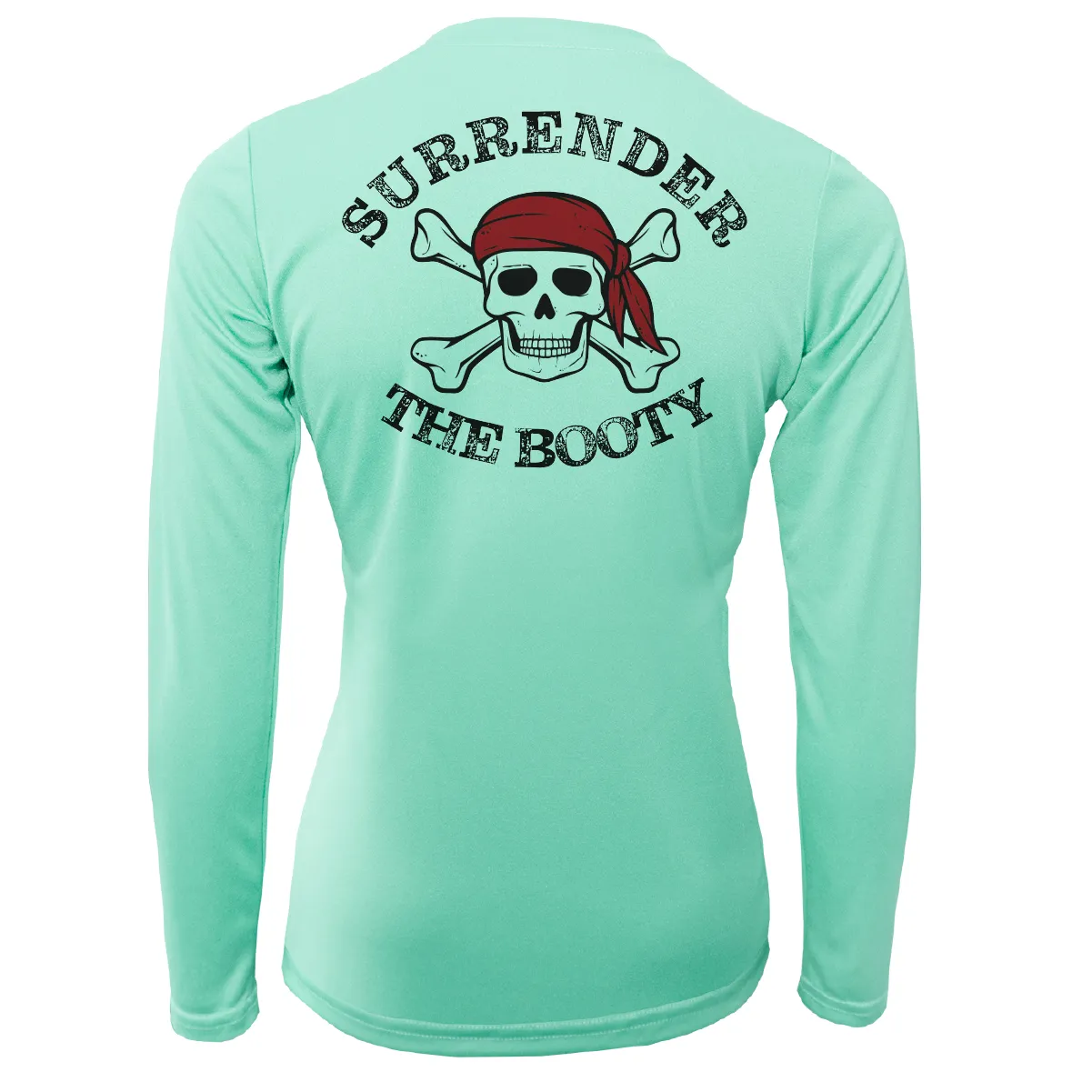 Texas Freshwater Born "Surrender The Booty" Women's Long Sleeve UPF 50  Dry-Fit Shirt