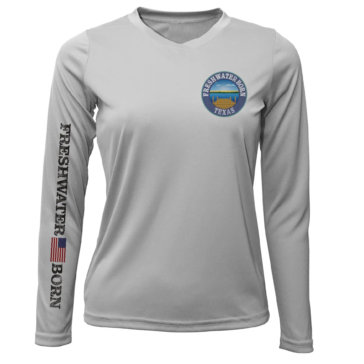 Texas Freshwater Born "Surrender The Booty" Women's Long Sleeve UPF 50  Dry-Fit Shirt