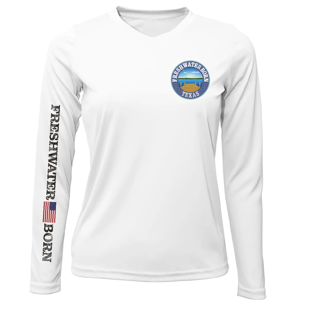 Texas Freshwater Born "Surrender The Booty" Women's Long Sleeve UPF 50  Dry-Fit Shirt