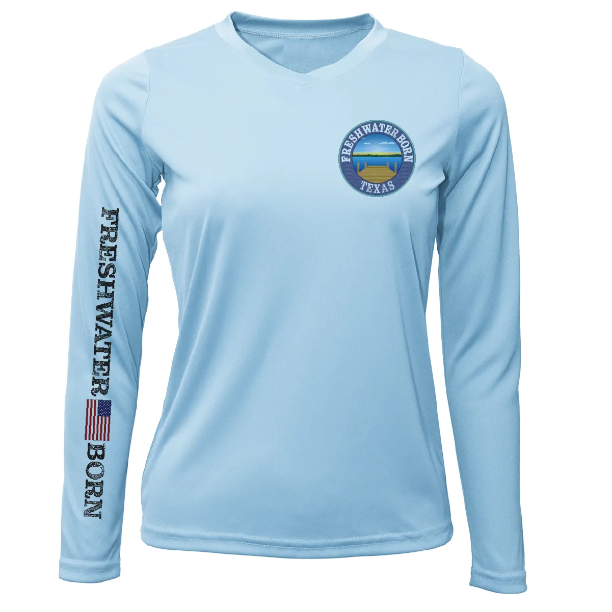 Texas Freshwater Born "Surrender The Booty" Women's Long Sleeve UPF 50  Dry-Fit Shirt