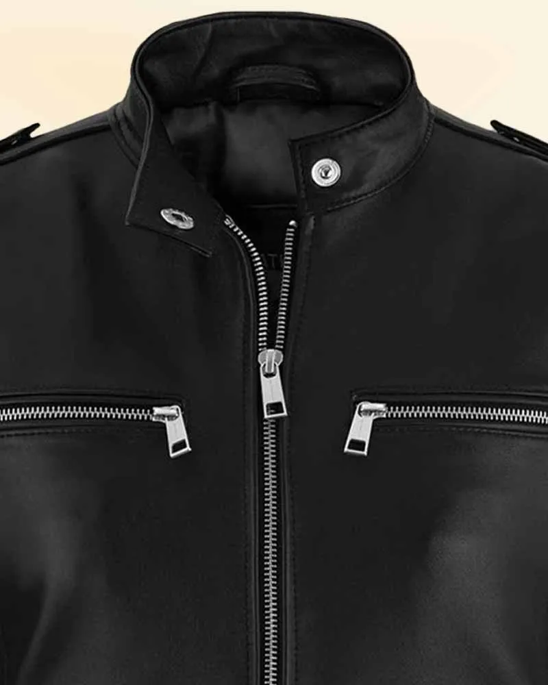 The Pricy Burnt Chic Rider Leather Jacket
