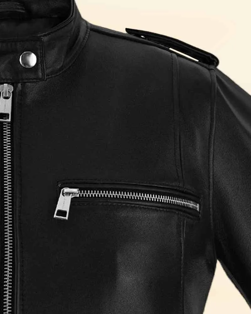 The Pricy Burnt Chic Rider Leather Jacket