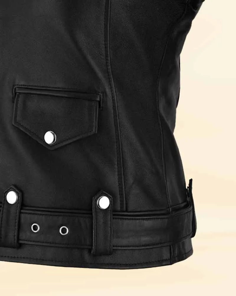 The Pricy Burnt Chic Rider Leather Jacket