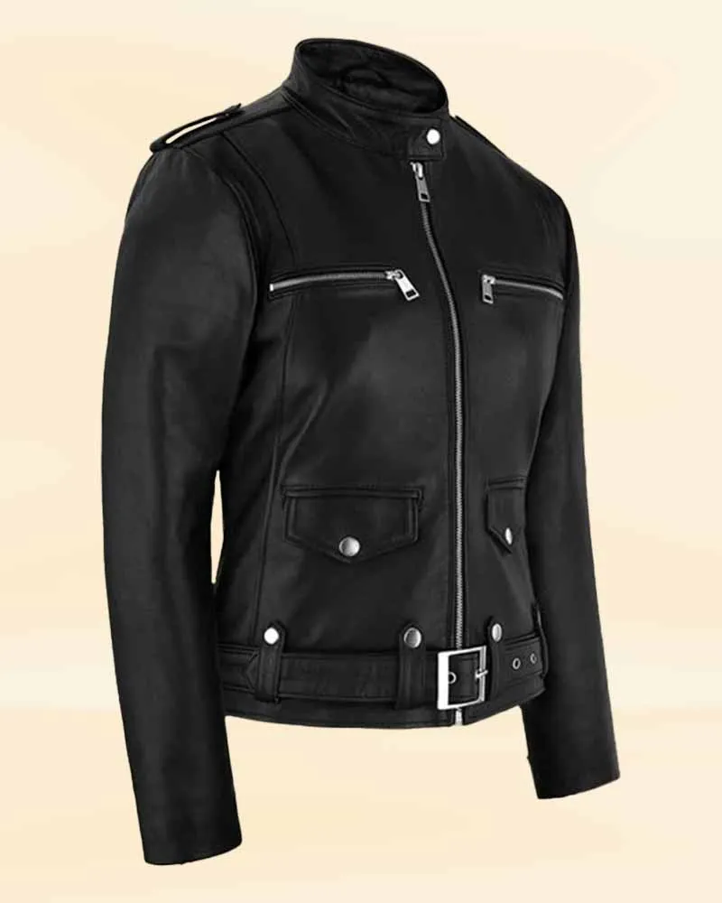 The Pricy Burnt Chic Rider Leather Jacket