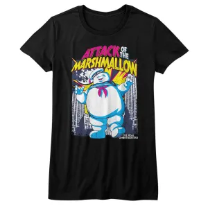 The Real Ghostbusters Marshmallow Attacks Women's T-Shirt