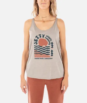 The Undertow Tank - Heather Grey