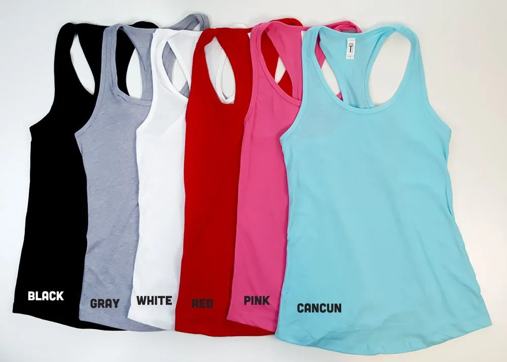 Thick Thighs & Pretty Eyes Racerback Tank Top