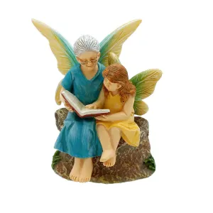 Time with Grandma - Miniature Fairy Garden Accessory
