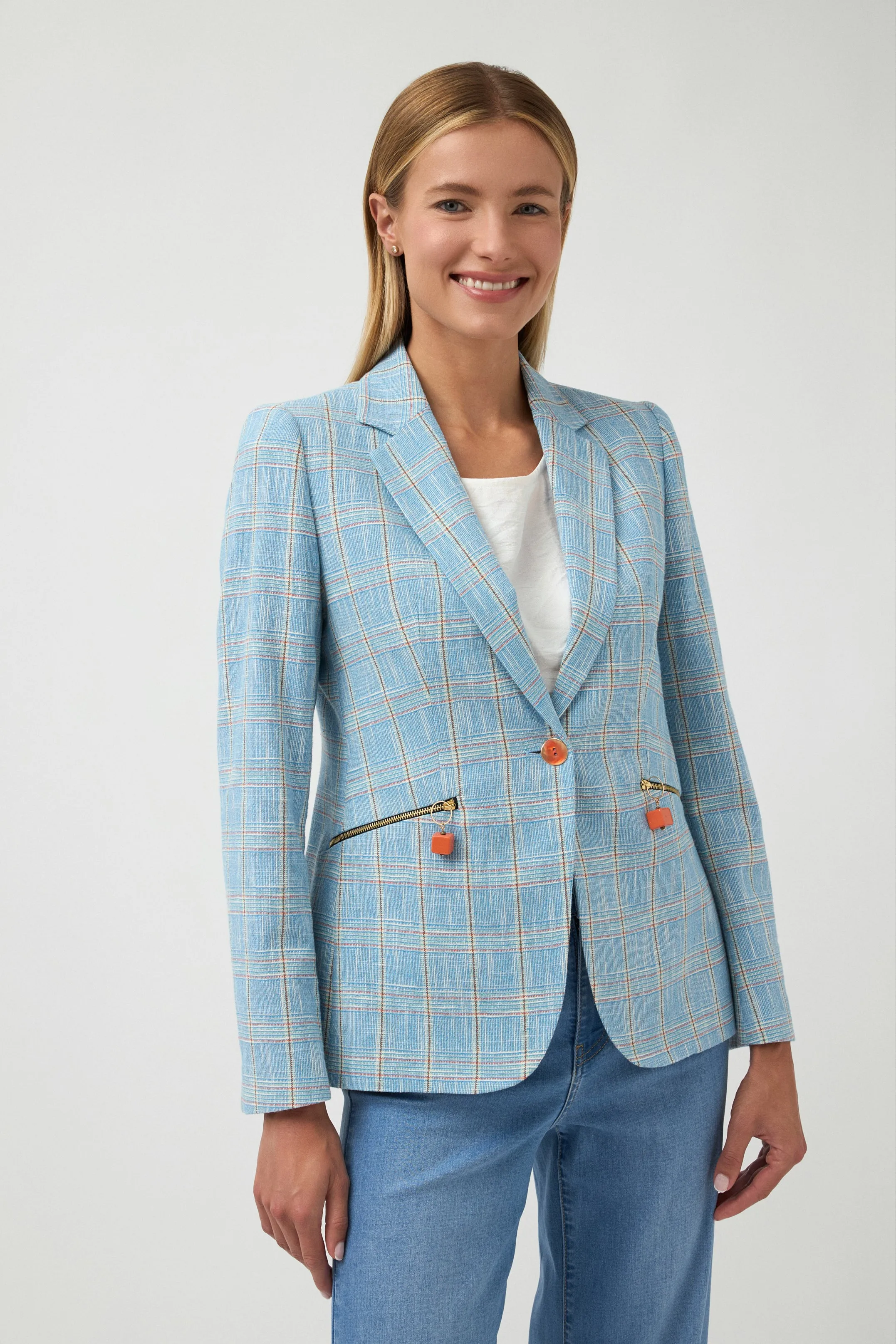 Tinta Ajuy Check Blazer