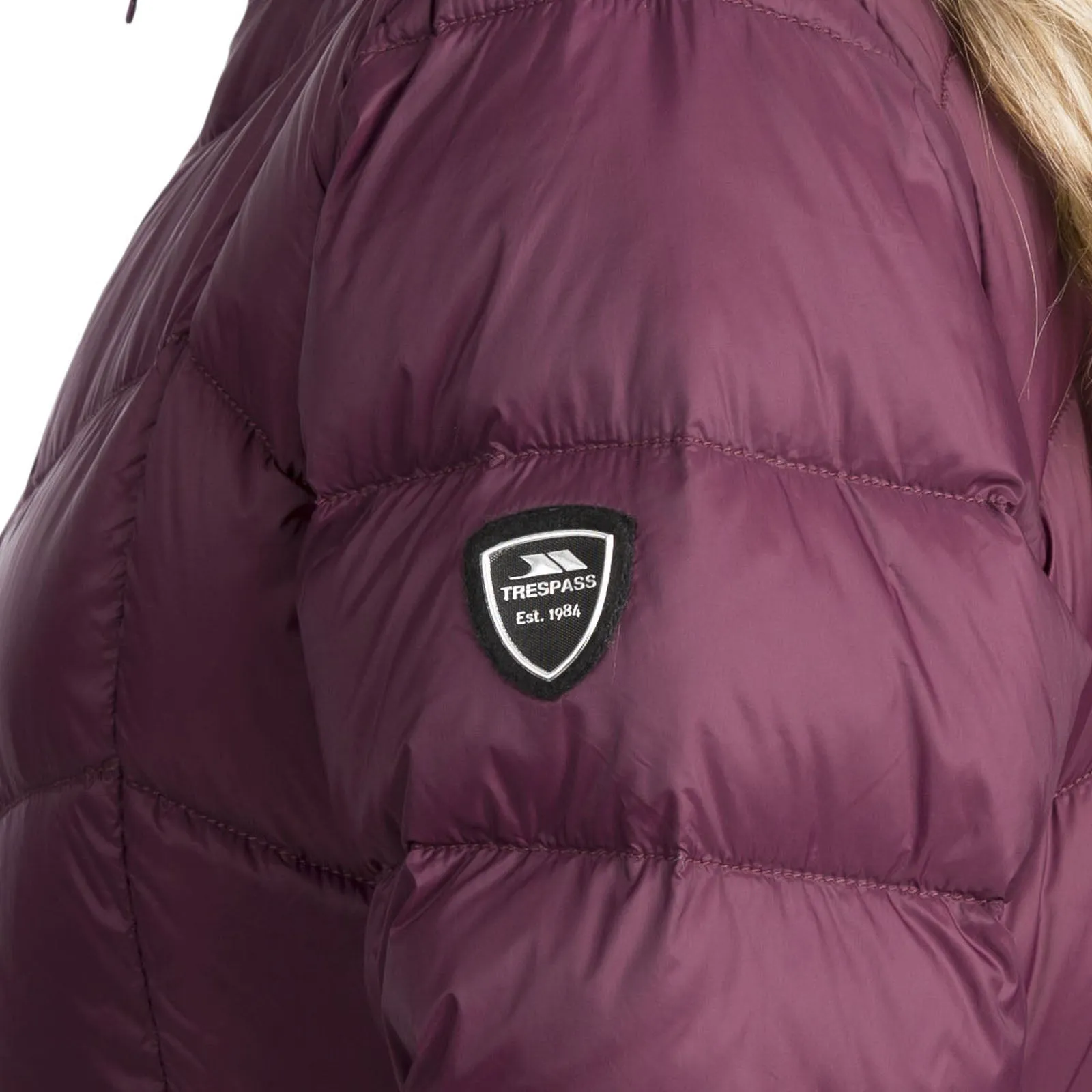 Trespass Womens Micaela Lightweight Long Down Jacket