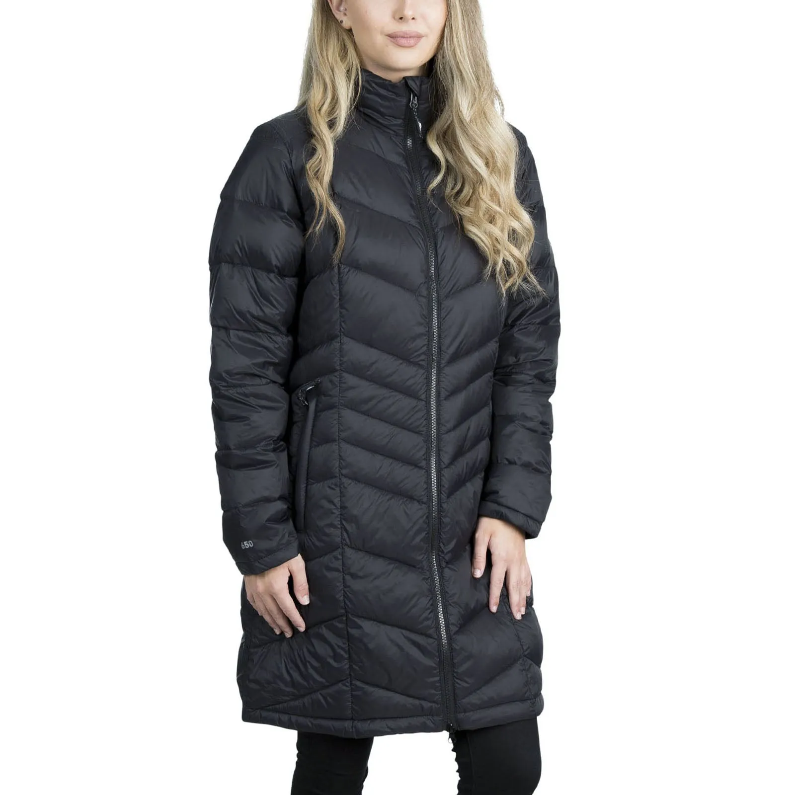 Trespass Womens Micaela Lightweight Long Down Jacket
