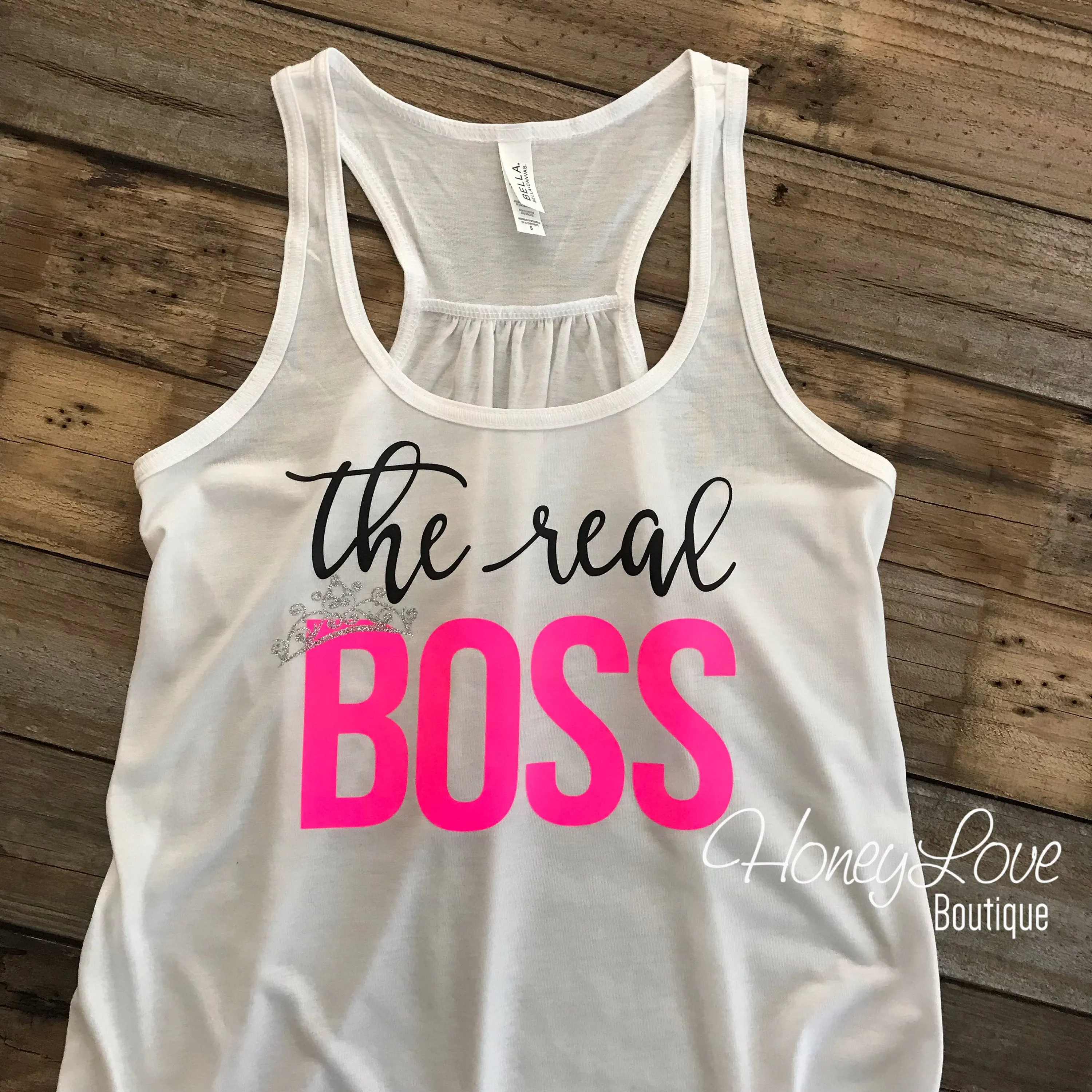 Two Bossy and The Real Boss matching shirts