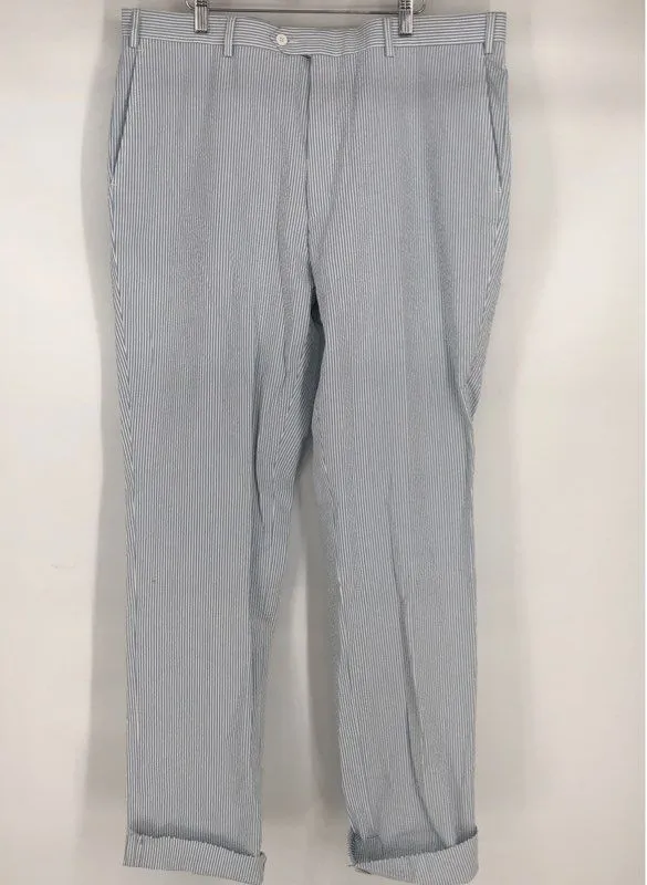 Vintage NWT Haspel Women's Ice Blue Blazer & Pants 2 Piece Suit Set - Size 40X44