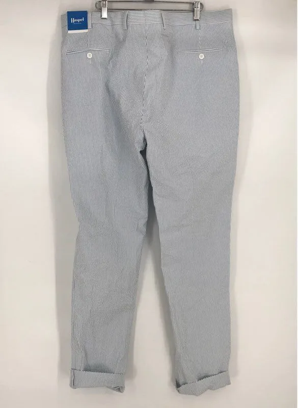 Vintage NWT Haspel Women's Ice Blue Blazer & Pants 2 Piece Suit Set - Size 40X44