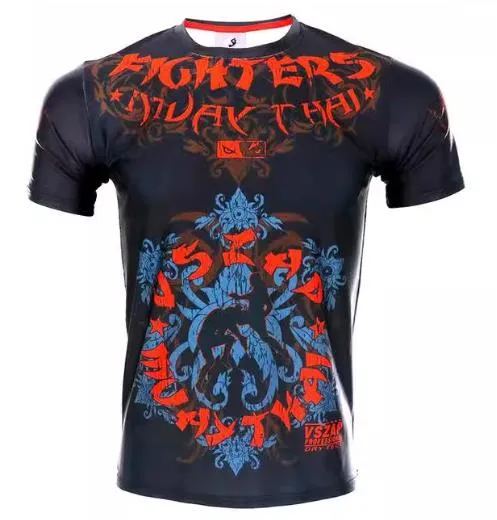 Vszap VT056 Muay Thai Boxing Dry Tech T-Shirt S-4XL