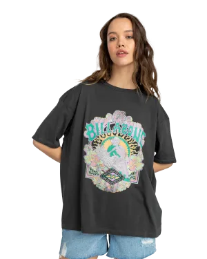 Warm Waves T-Shirt in Off Black
