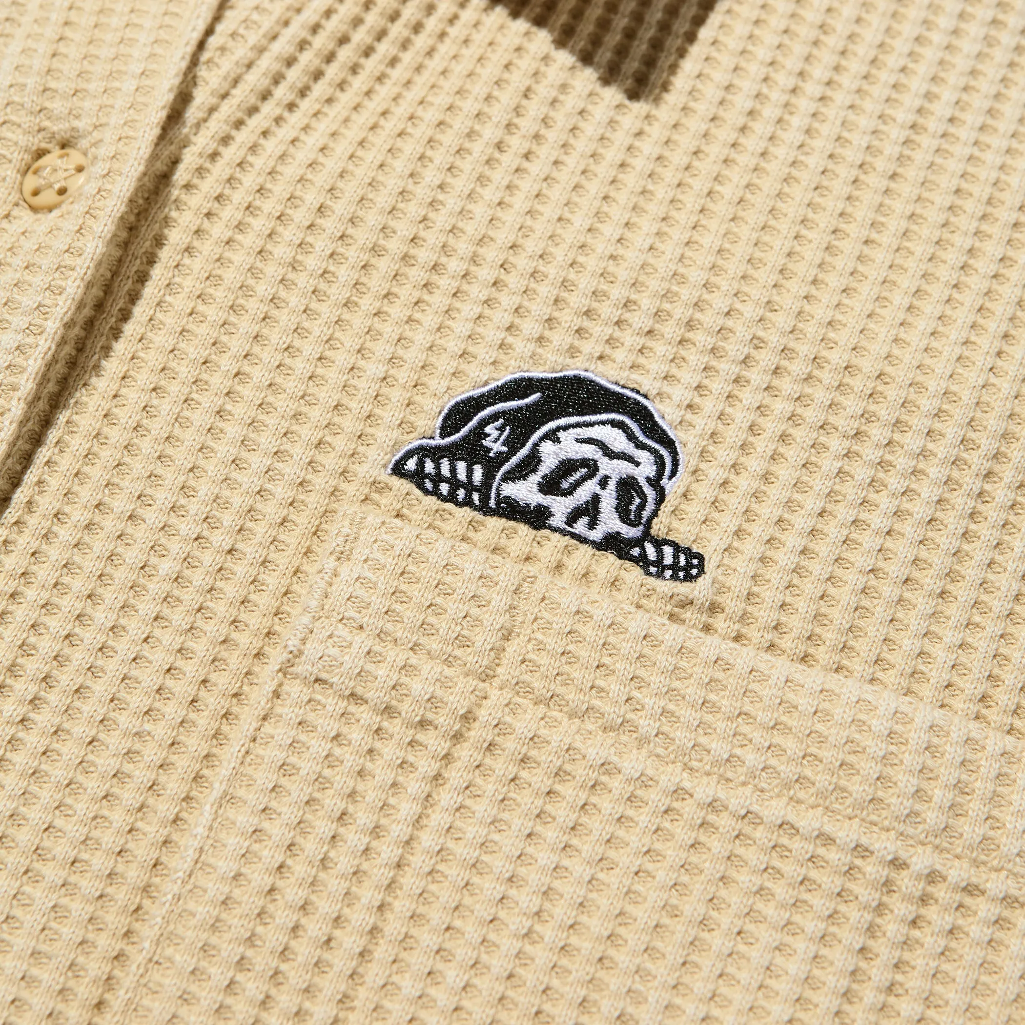Webs Women's Thermal Button Up - Khaki