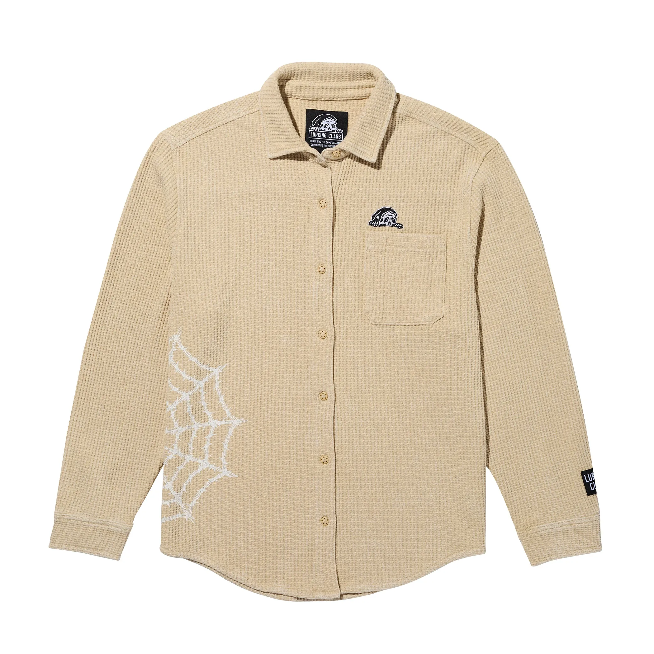 Webs Women's Thermal Button Up - Khaki