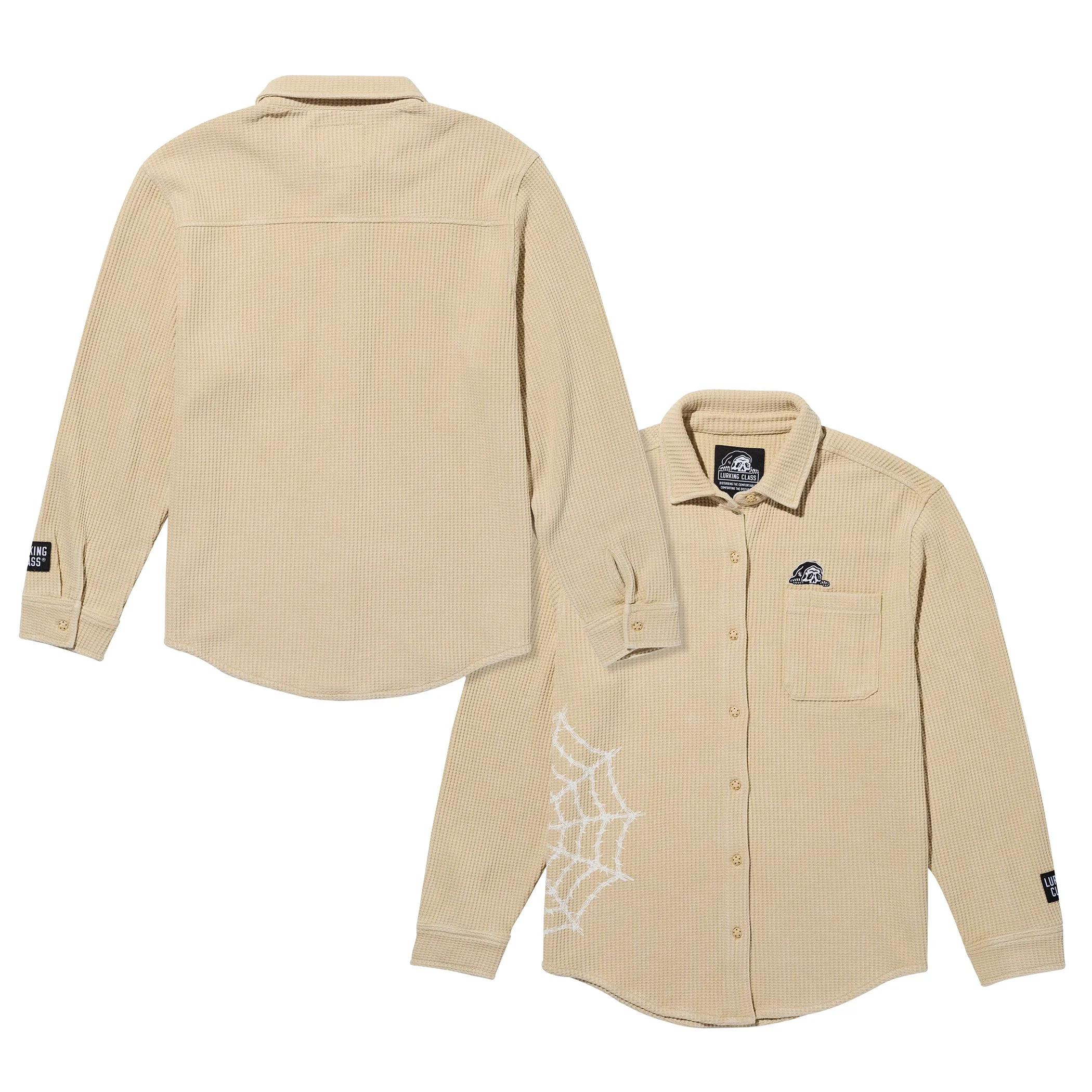 Webs Women's Thermal Button Up - Khaki