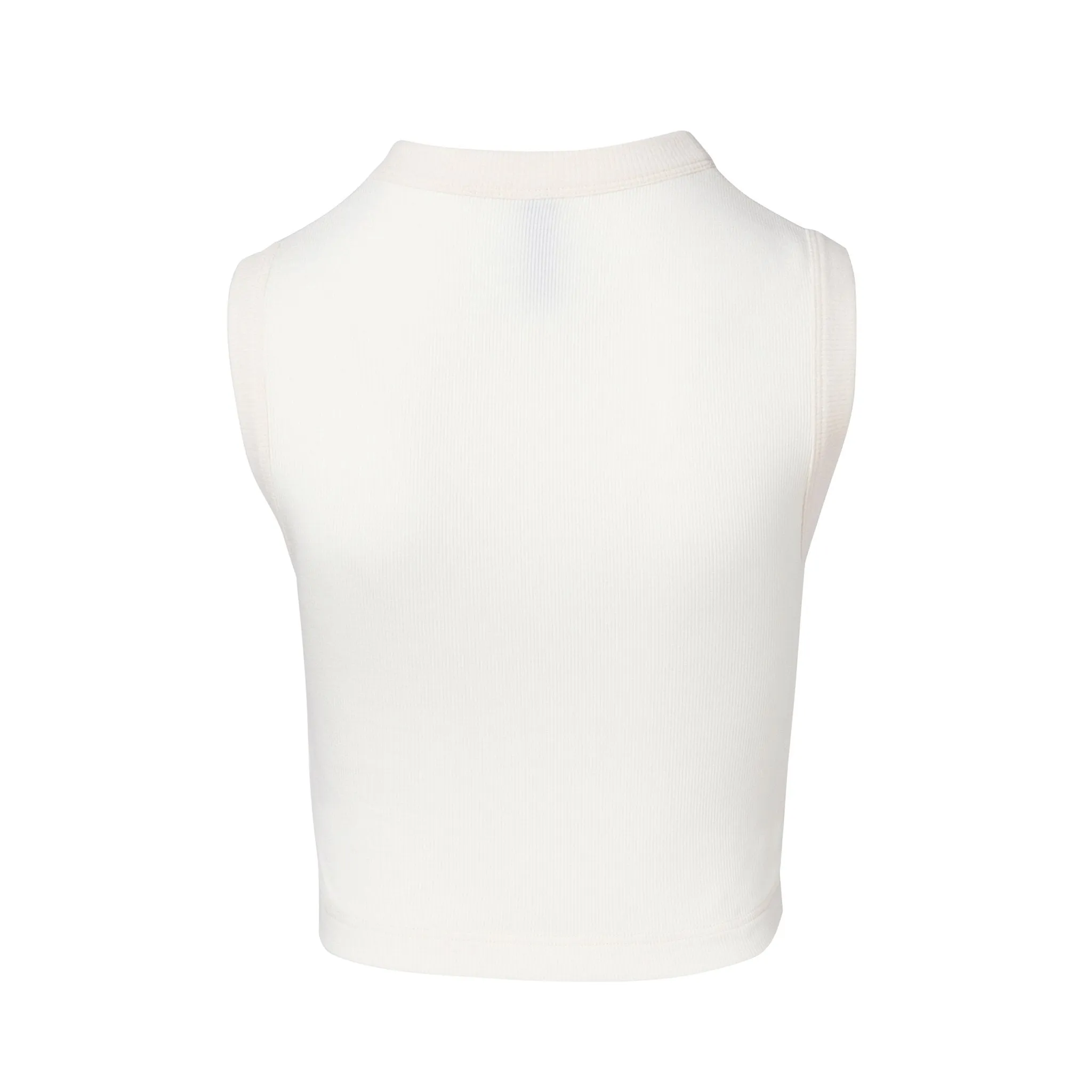 White Knitted Patchwork Top