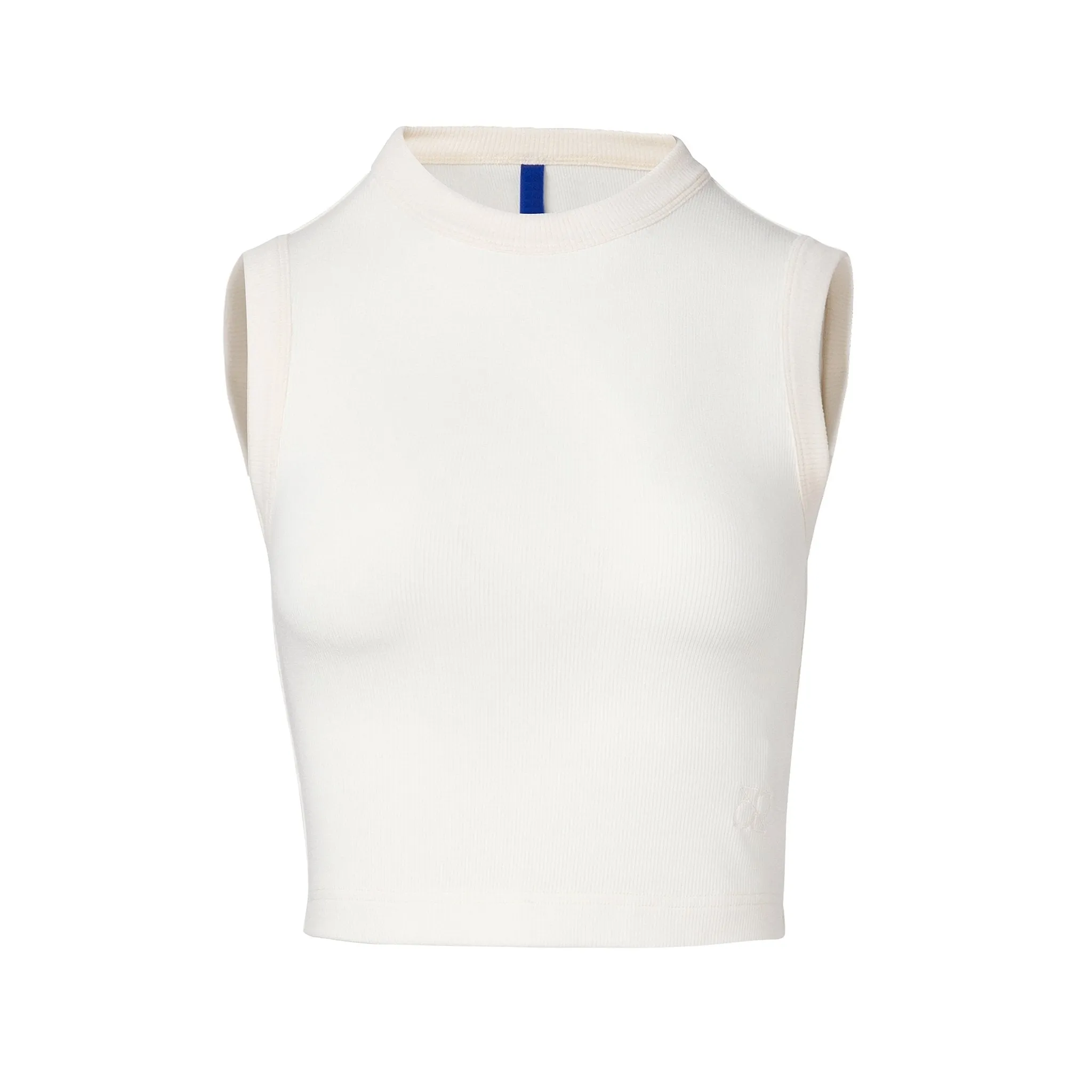 White Knitted Patchwork Top