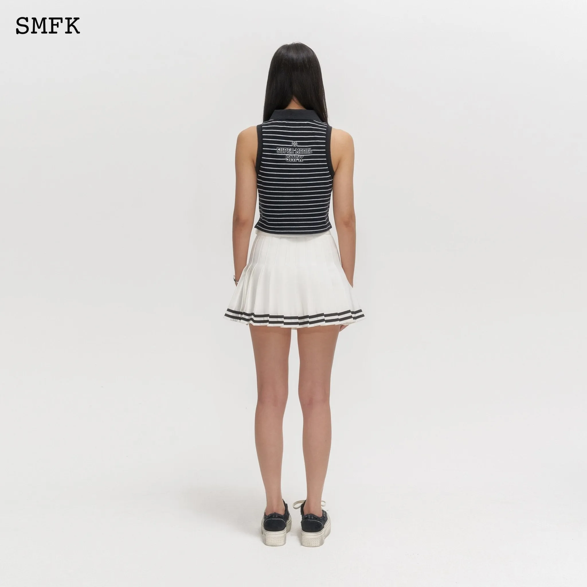 Wilderness Black Stripe Polo Vest