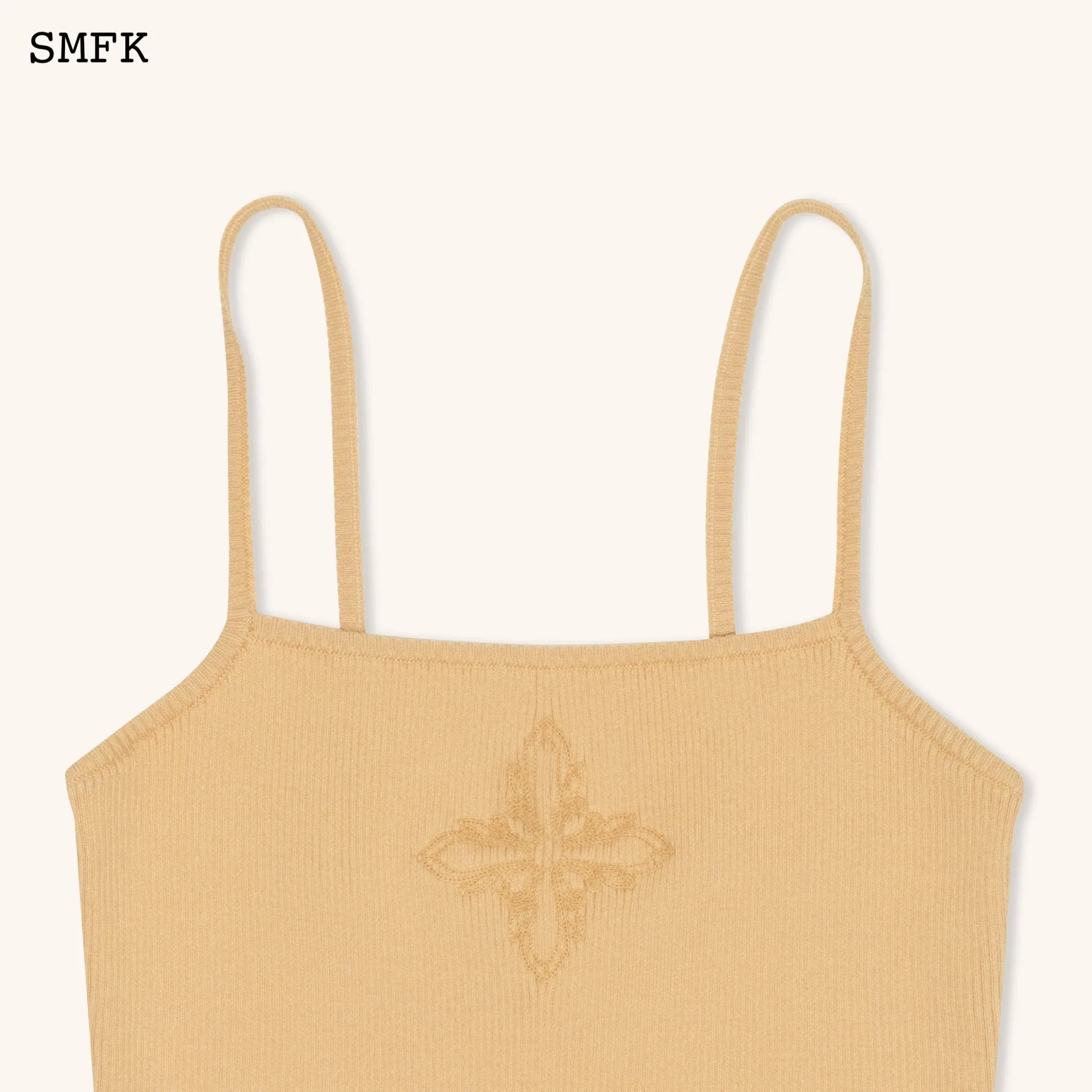 WildWorld Cross Knitted Crop Top