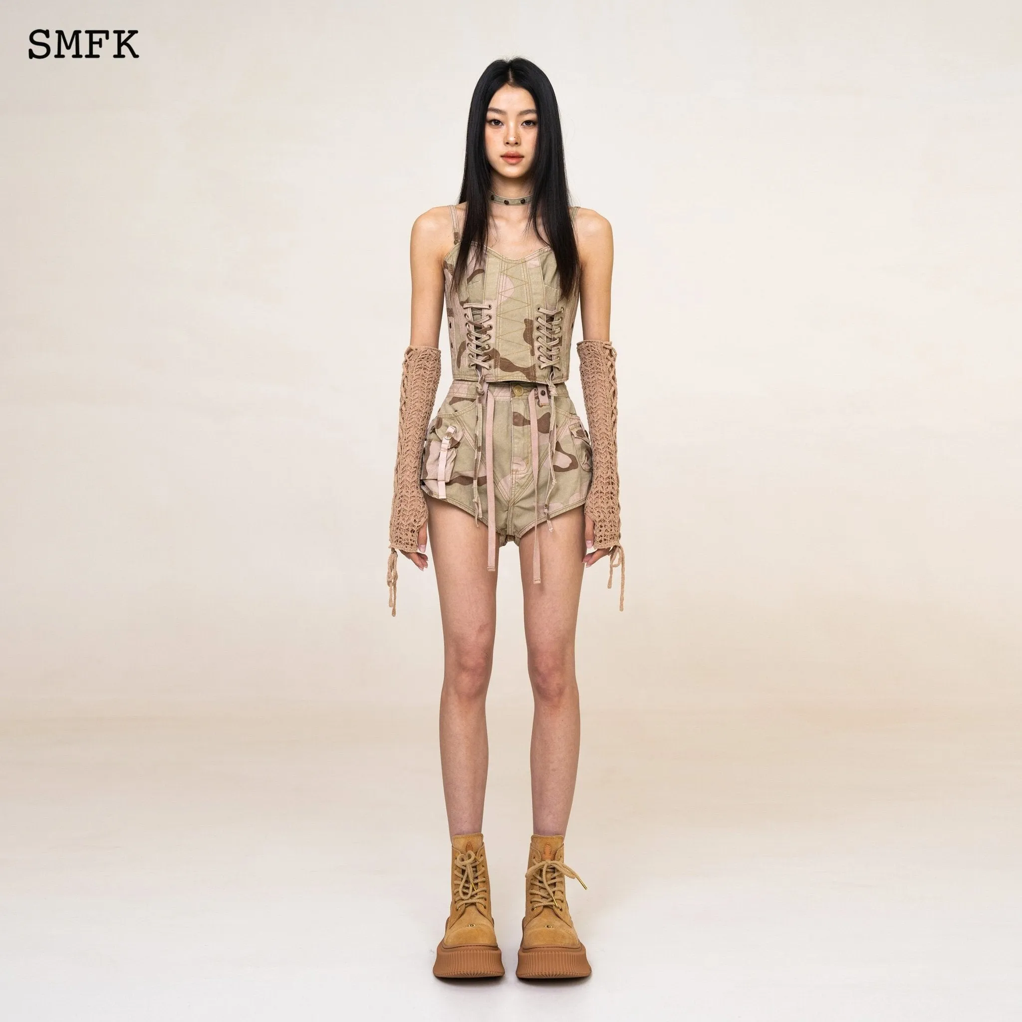 WildWorld Desert Camouflage Jellyfish Vest
