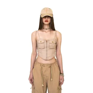 WildWorld Stray Paratrooper Corset Vest