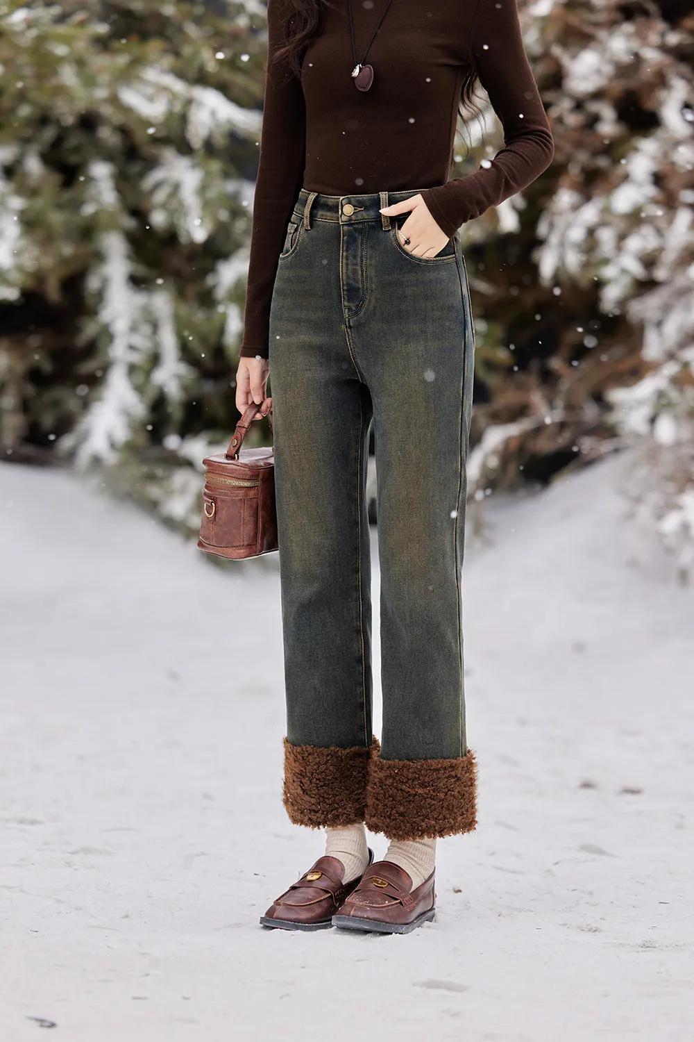 Winter Denim Jeans for Women