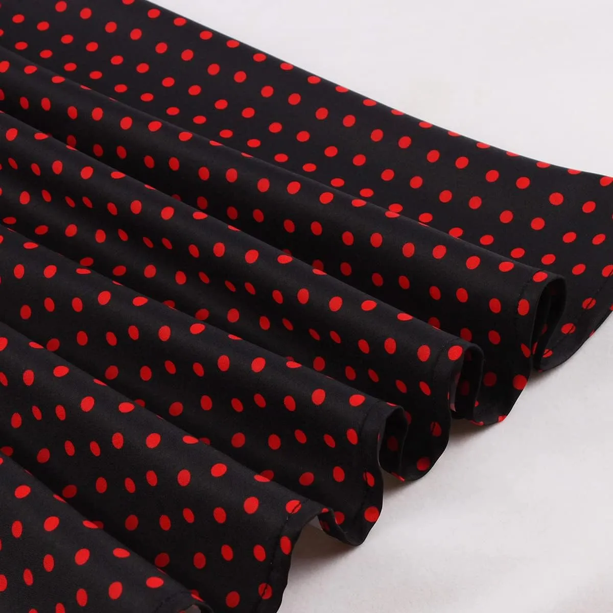 Women 50s 60s Vintage Sleeveless Cocktail Swing Dress 1950s Polka Dot Floral Audrey Rockabilly Prom Party Dress with Belt