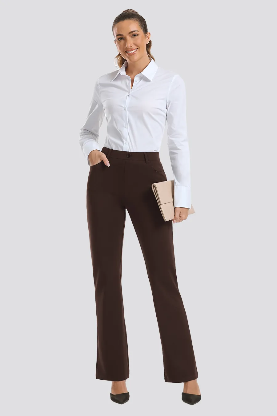 Women Business Casual Work Pants  | Bootcut 30''/32''