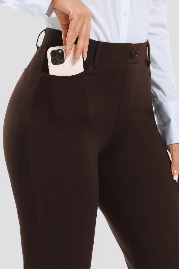 Women Business Casual Work Pants  | Bootcut 30''/32''