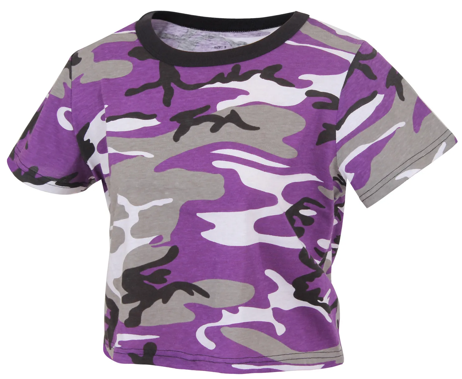 Women Camo Crop Top