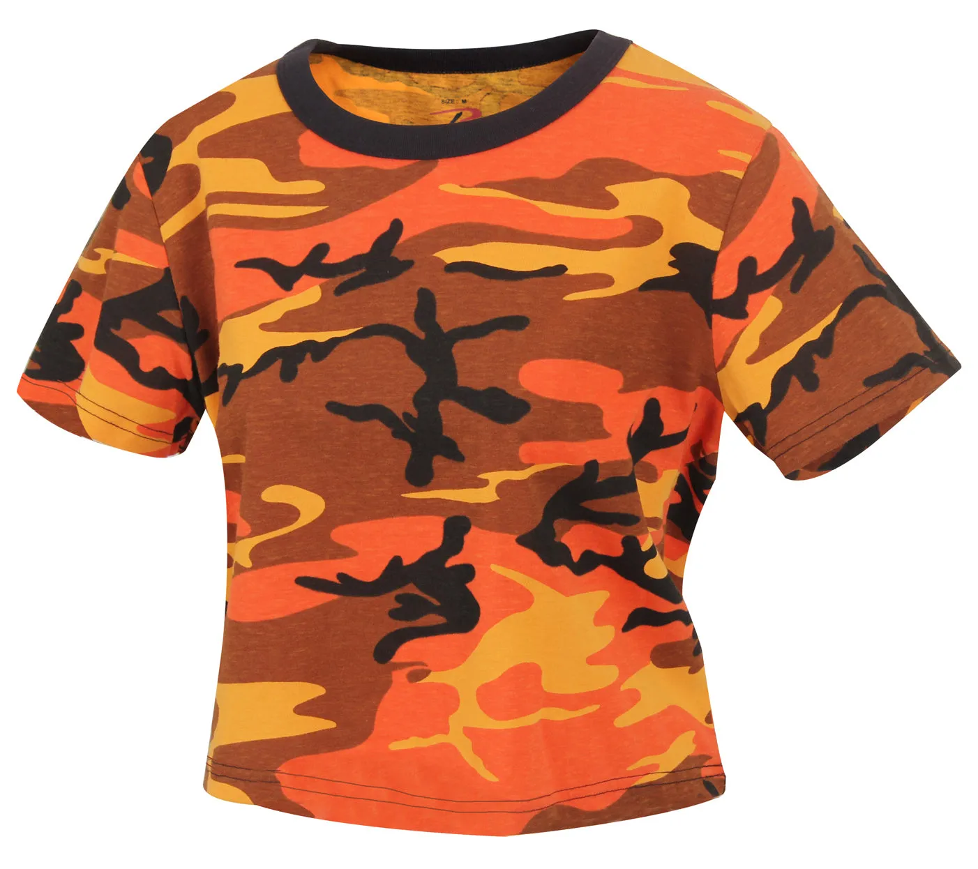 Women Camo Crop Top