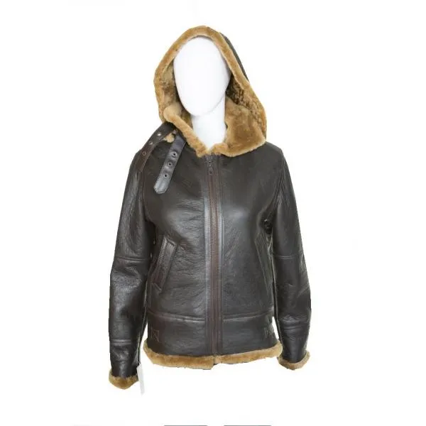 Women Leather Sheepskin Jacket Lapland